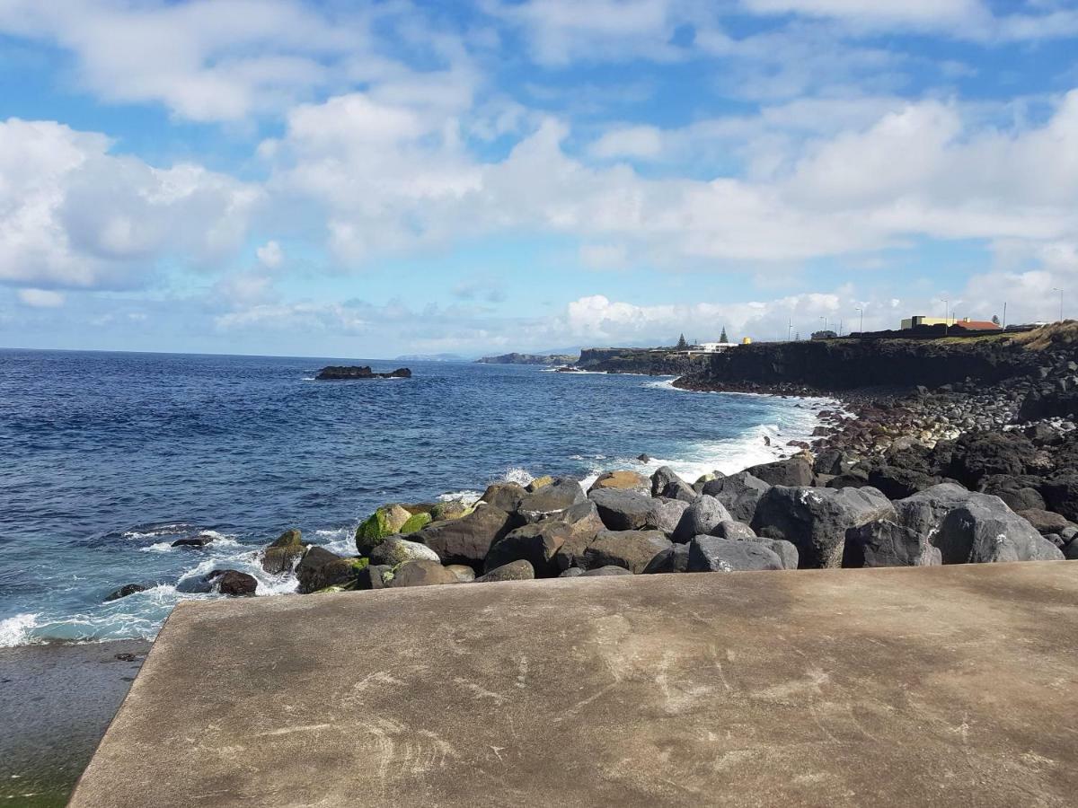 Seaside Azores Villa With Natural Pool, Terrace & Barbecue Capelas Exterior foto