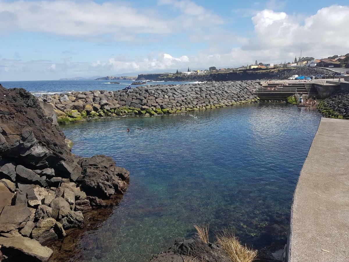 Seaside Azores Villa With Natural Pool, Terrace & Barbecue Capelas Exterior foto