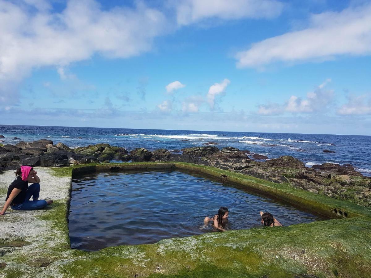 Seaside Azores Villa With Natural Pool, Terrace & Barbecue Capelas Exterior foto