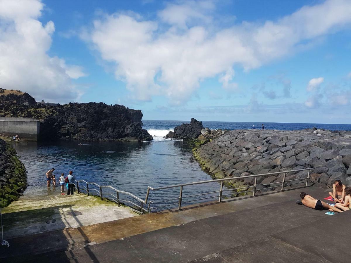 Seaside Azores Villa With Natural Pool, Terrace & Barbecue Capelas Exterior foto